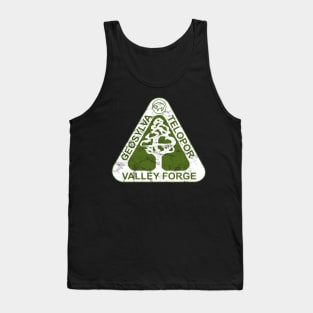 Silent Running: Valley Forge Emblem GREEN VERSION WORN LOOK Tank Top